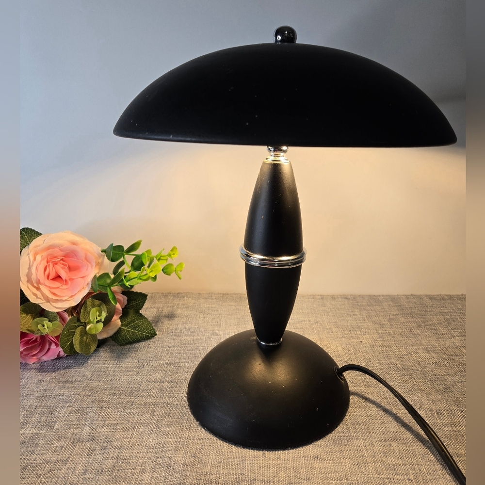 Vintage MCM Memphis Design Touch Mushroom Desk Lamp Light Portable‎ 80s -90s